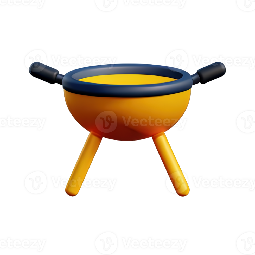 Frying Pan  3D Icon Illustration png