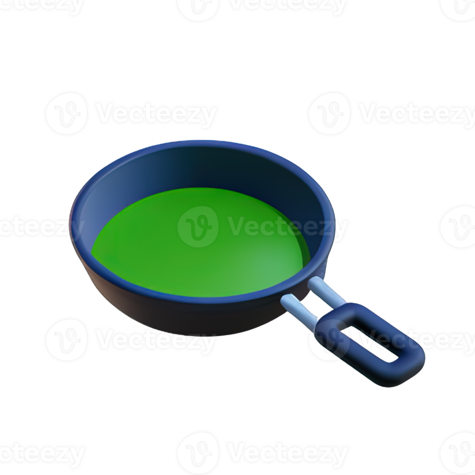 Frying Pan  3D Icon Illustration png