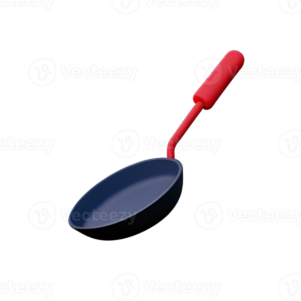 Frying Pan  3D Icon Illustration png