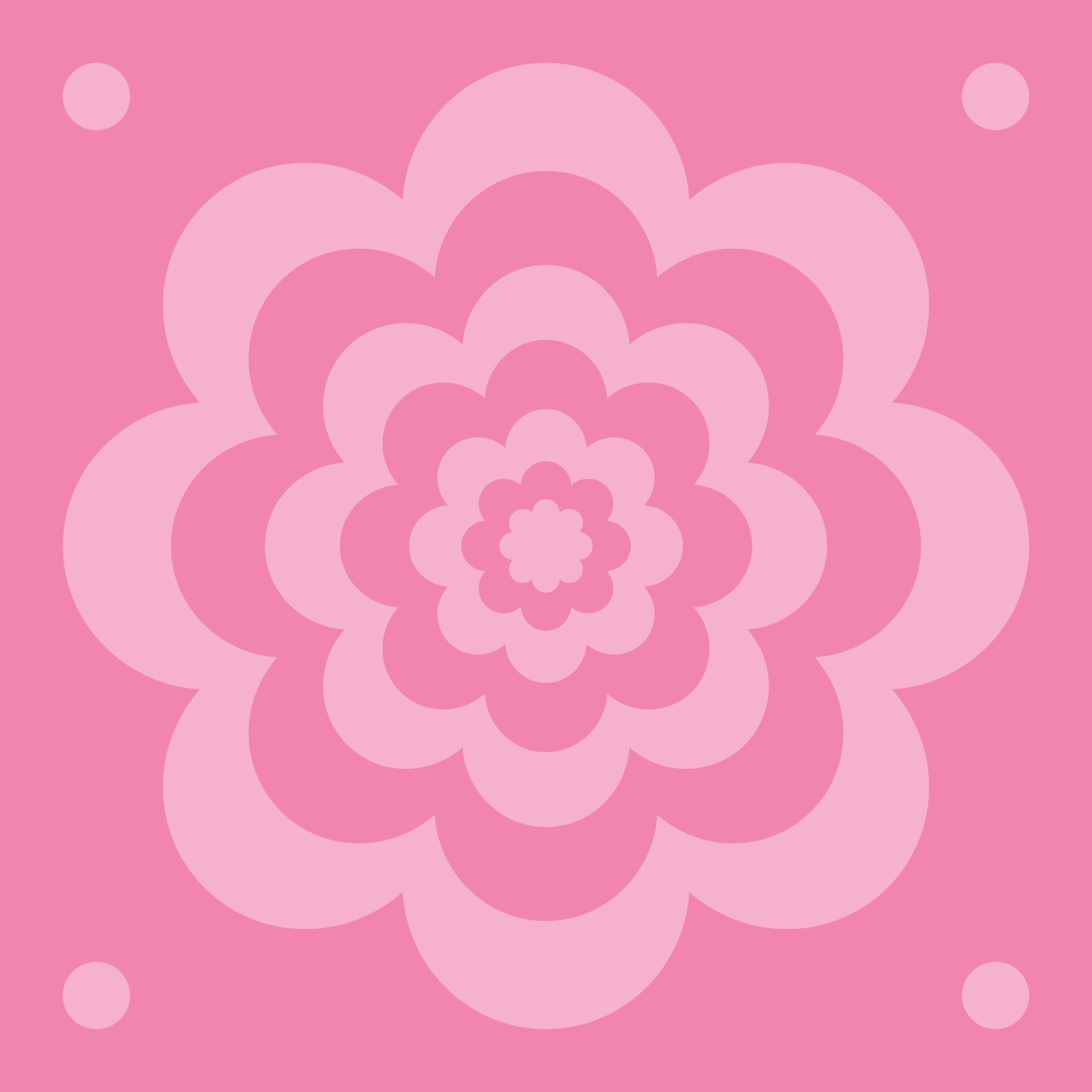 Modern Floral Background of Pink Color for Ads and Social Media