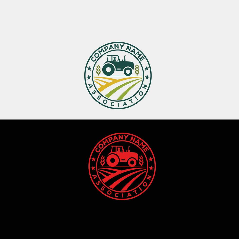 Agriculture concept logo design template. Agriculture logo icon vector. vector