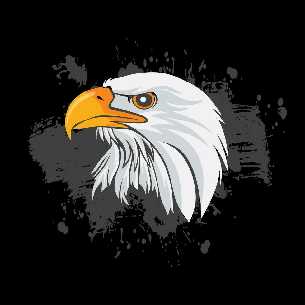 vector illustration eagle head