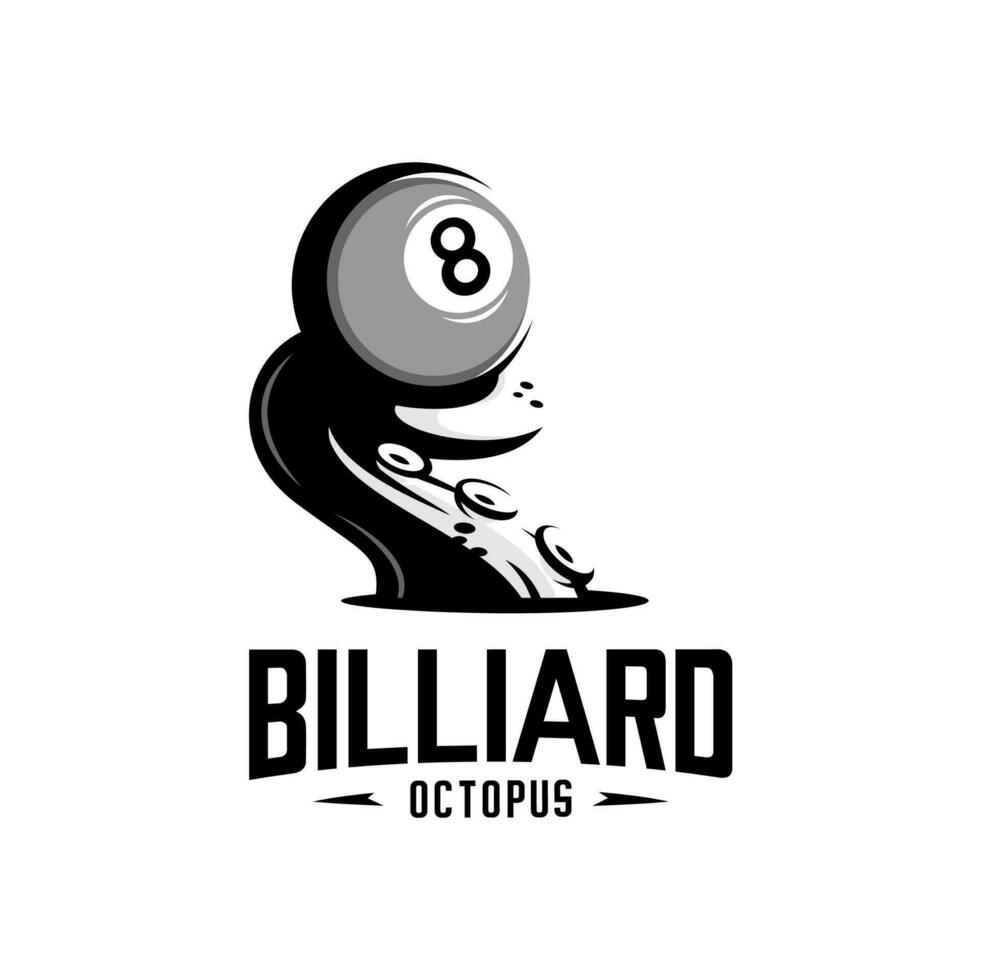 BILLIARD OCTOPUS VECTOR