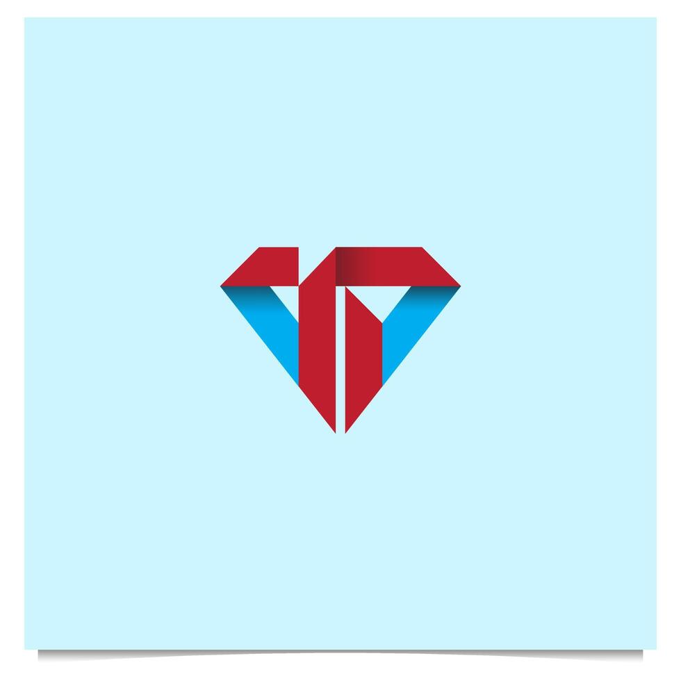 1D letter a logo template vector set