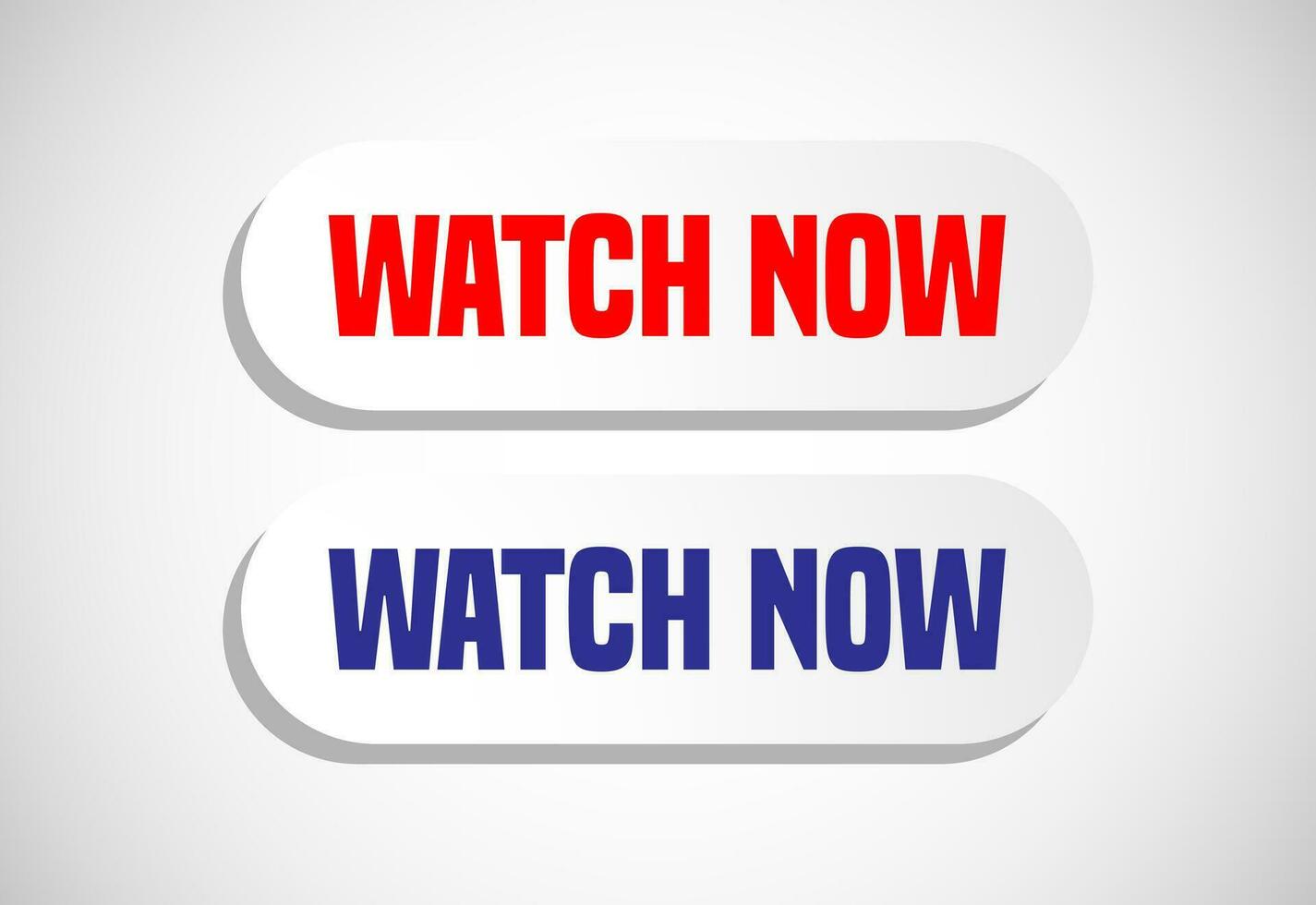 Watch now button. Watch now banner sign. Play video icon vector illustration.