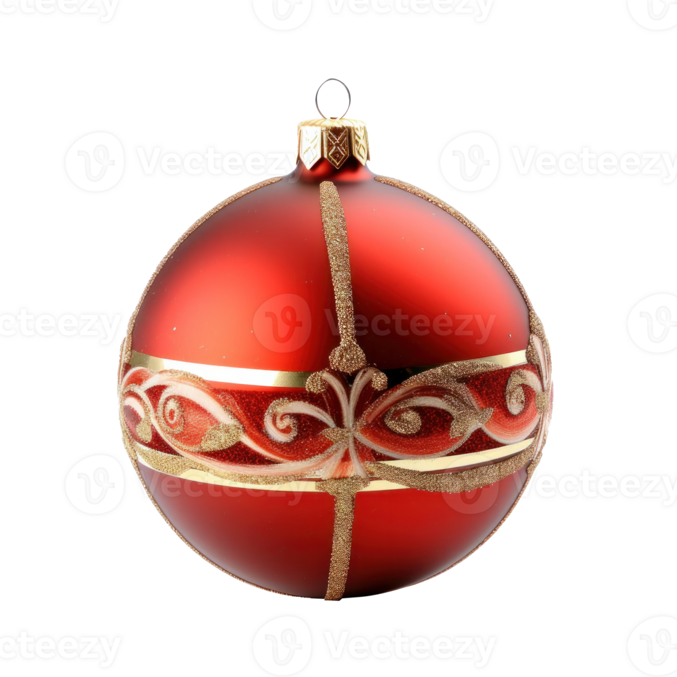 Christmas ball isolated. Illustration png