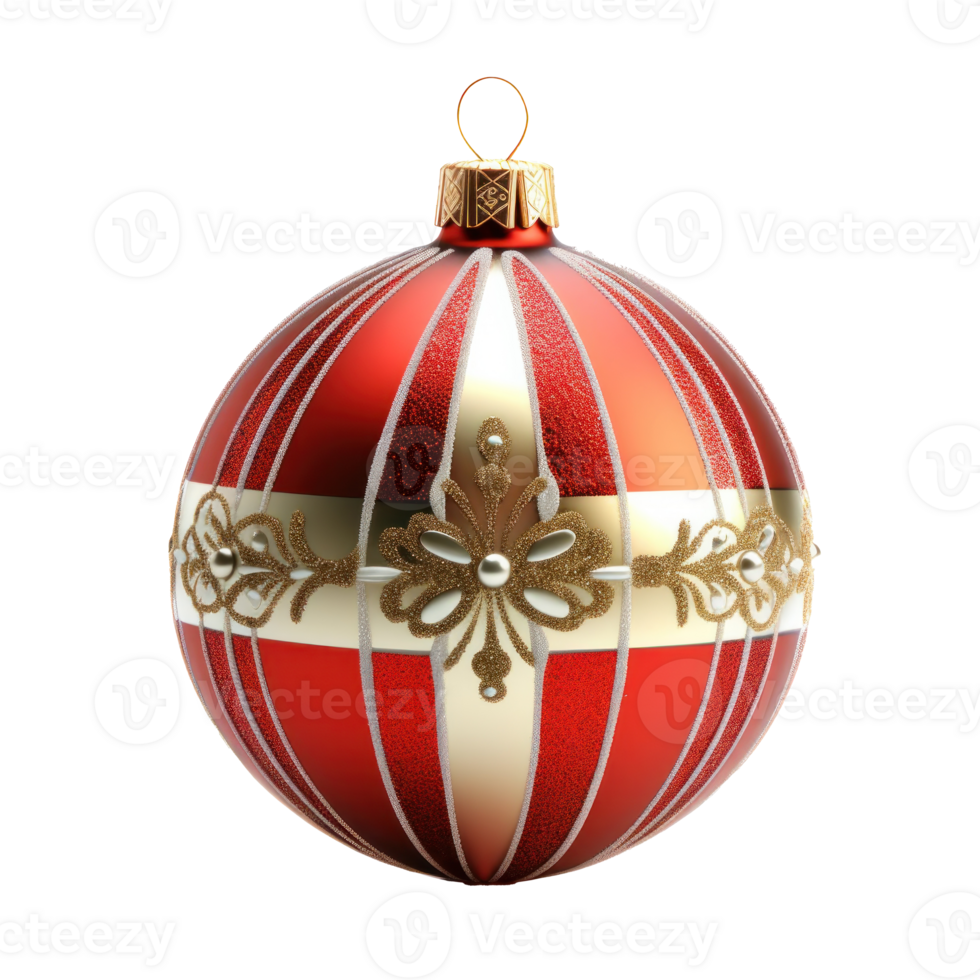 Christmas ball isolated. Illustration png