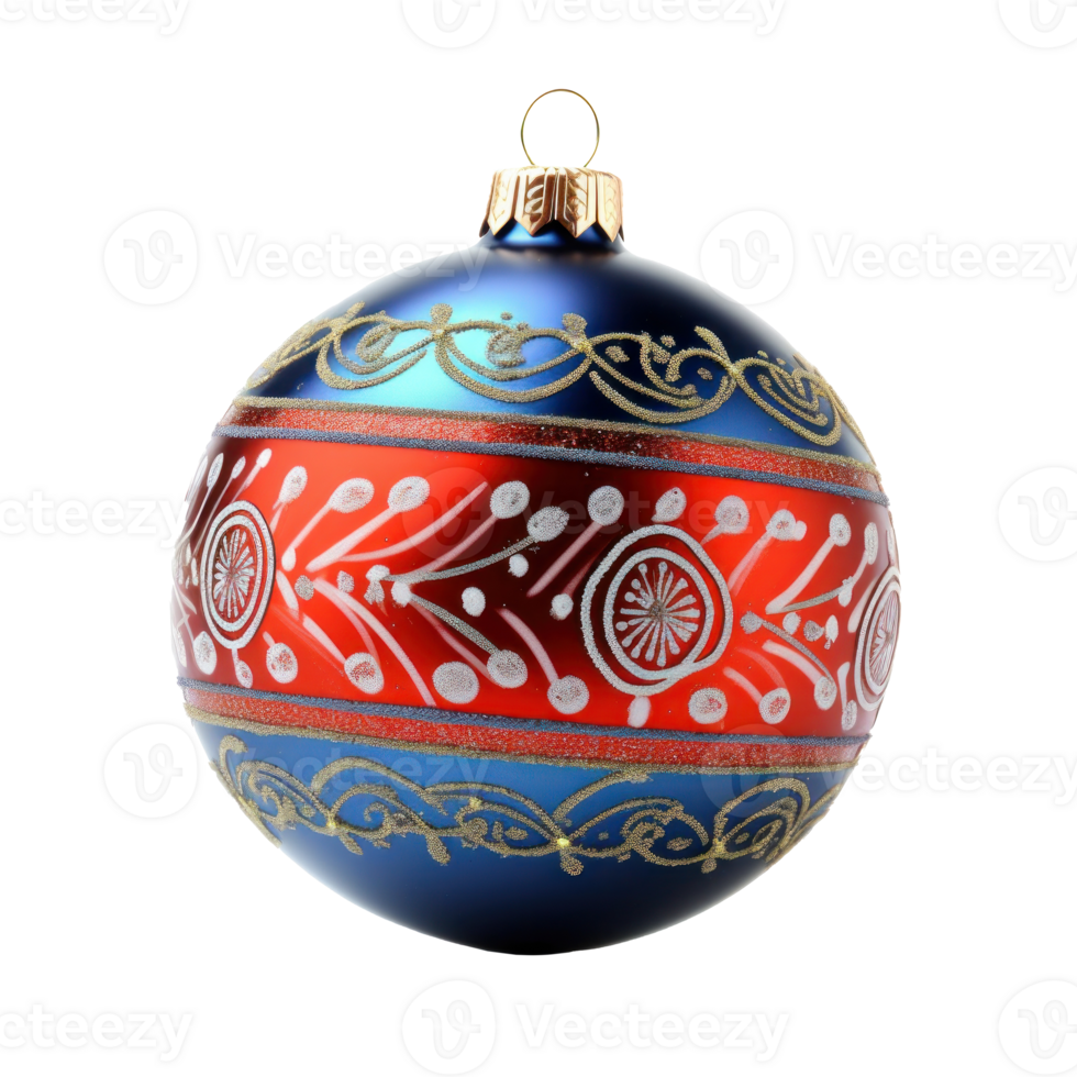 Christmas ball isolated. Illustration png