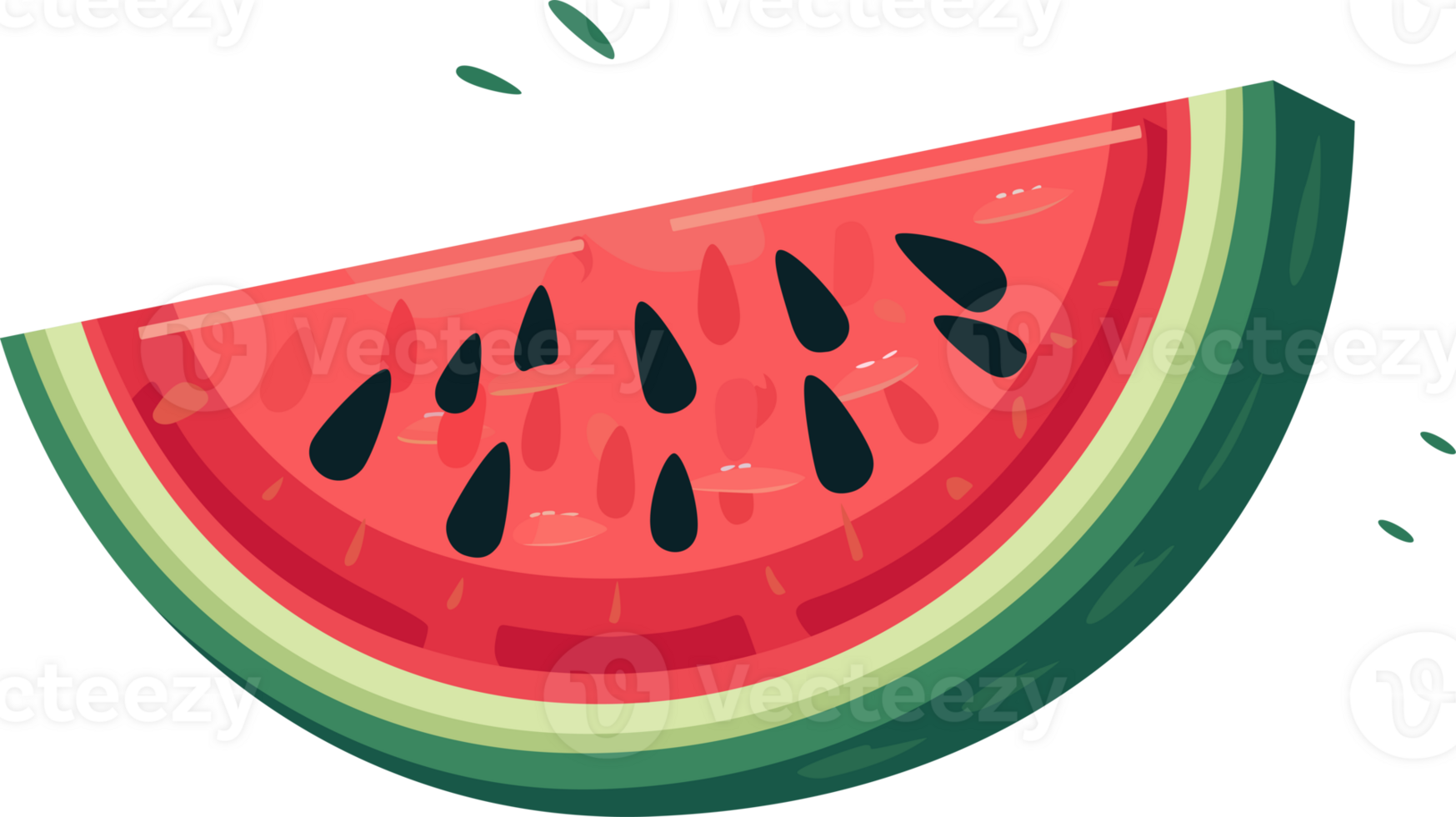 Watermelon slice isolated png
