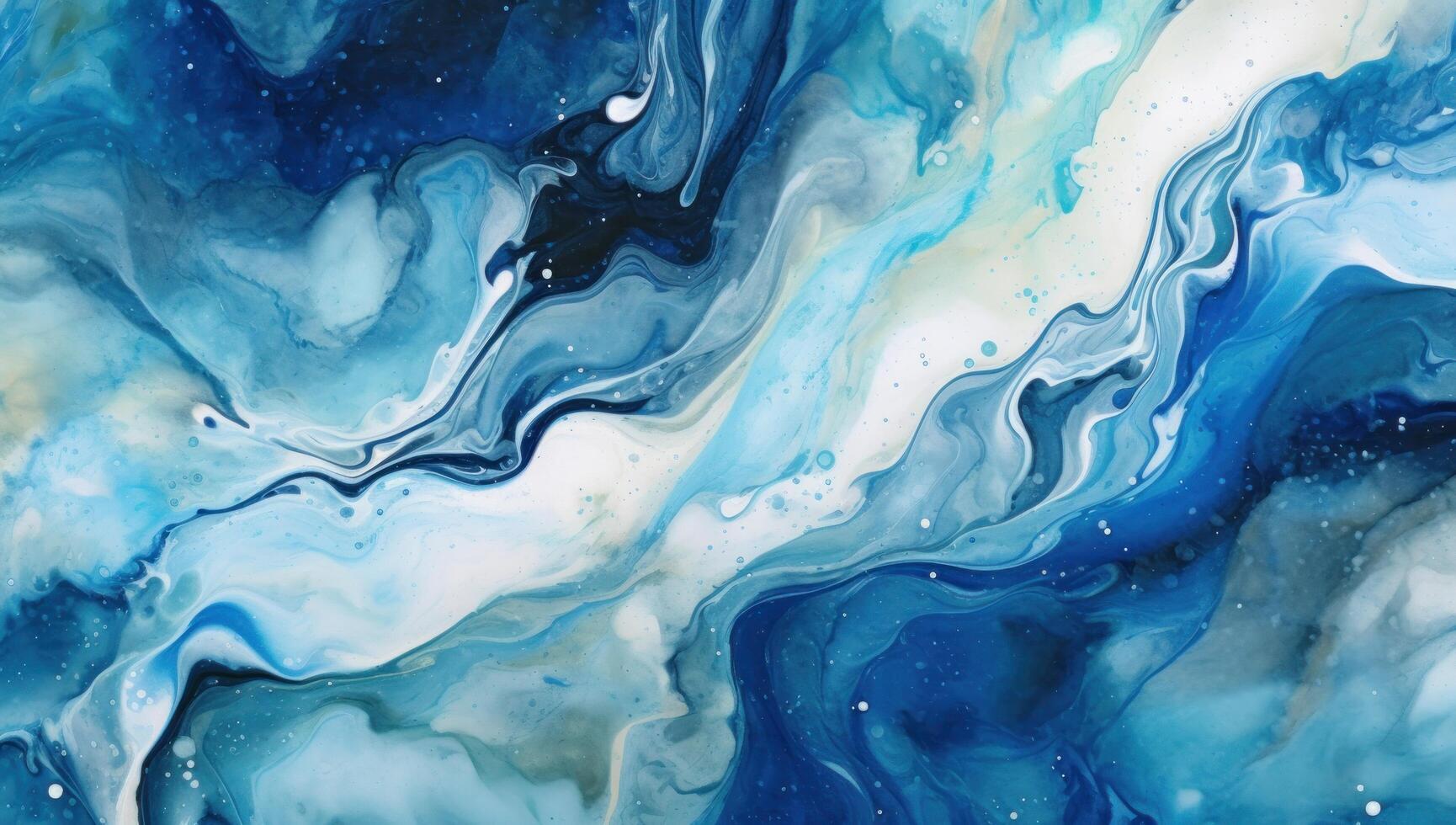 Abstract blue wave background. Illustration photo
