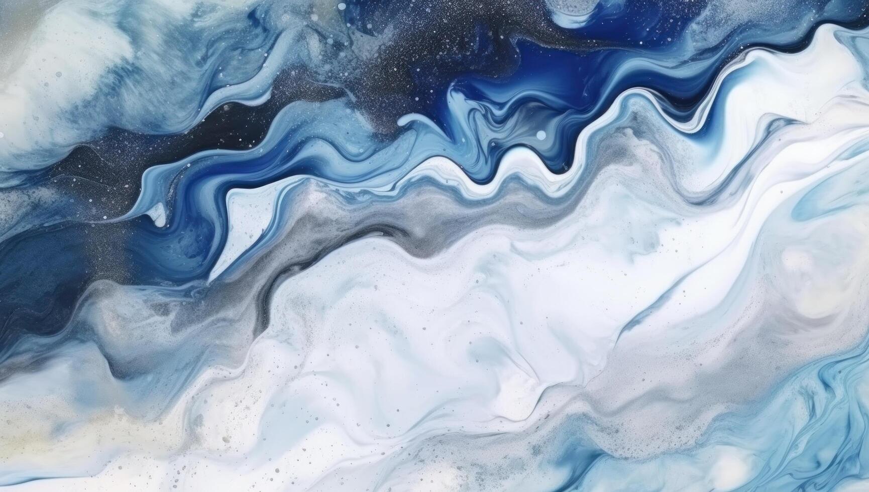 Abstract blue wave background. Illustration photo