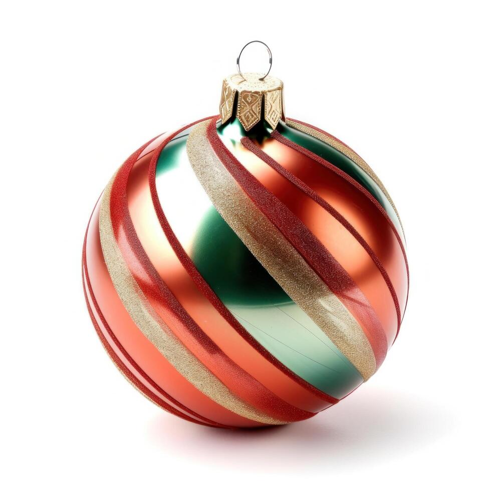 Christmas ball isolated. Illustration photo