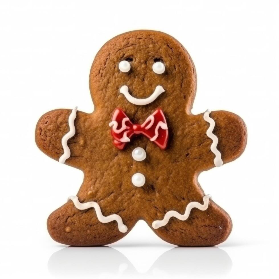 Gingerbread Man isolated. Illustration photo