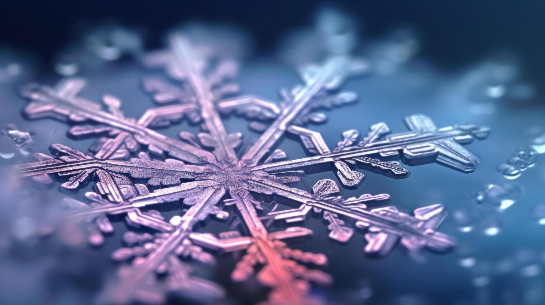 Macro beautiful snowflakes background. Illustration photo