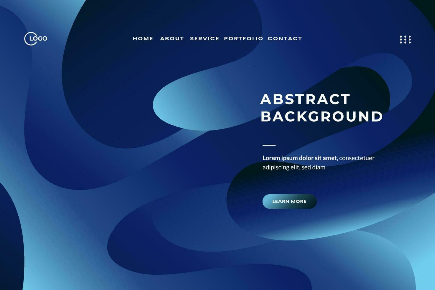 Abstract Background Wave Modern, created this piece with a modern and minimalist aesthetic in mind. perfect for a landing page or web app. It would also make a great mobile app background vector