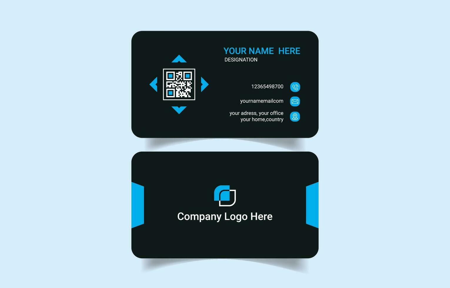 Premium elegant vector business card