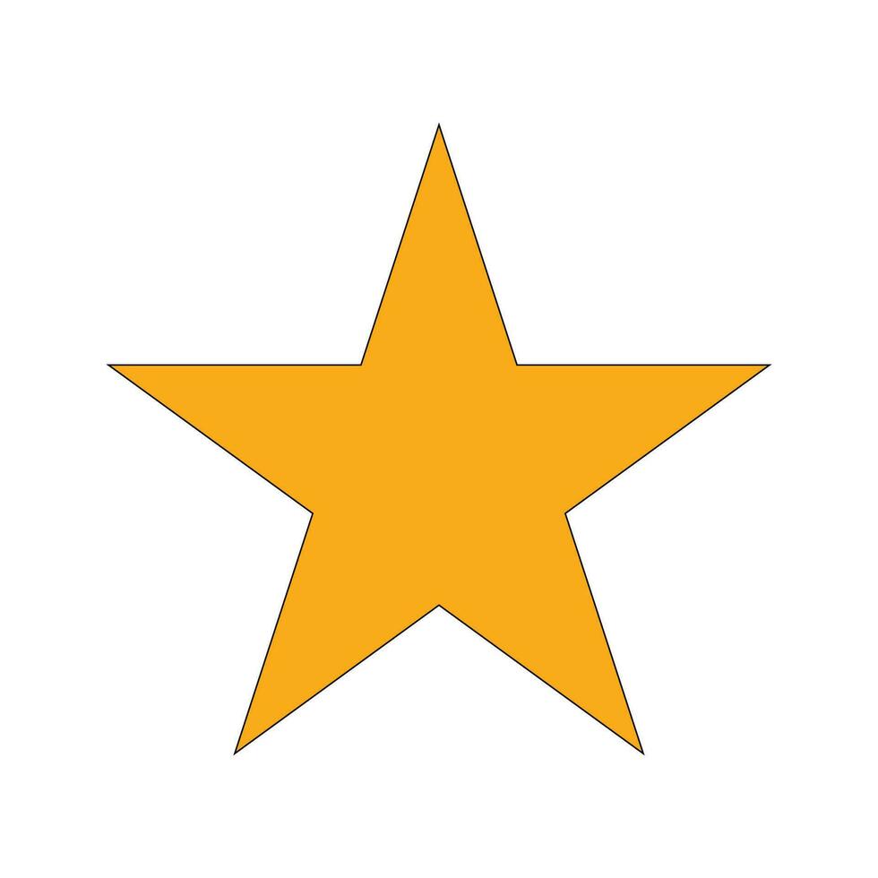 star vector icon. Set of star symbols isolated on white background and easy to edit.