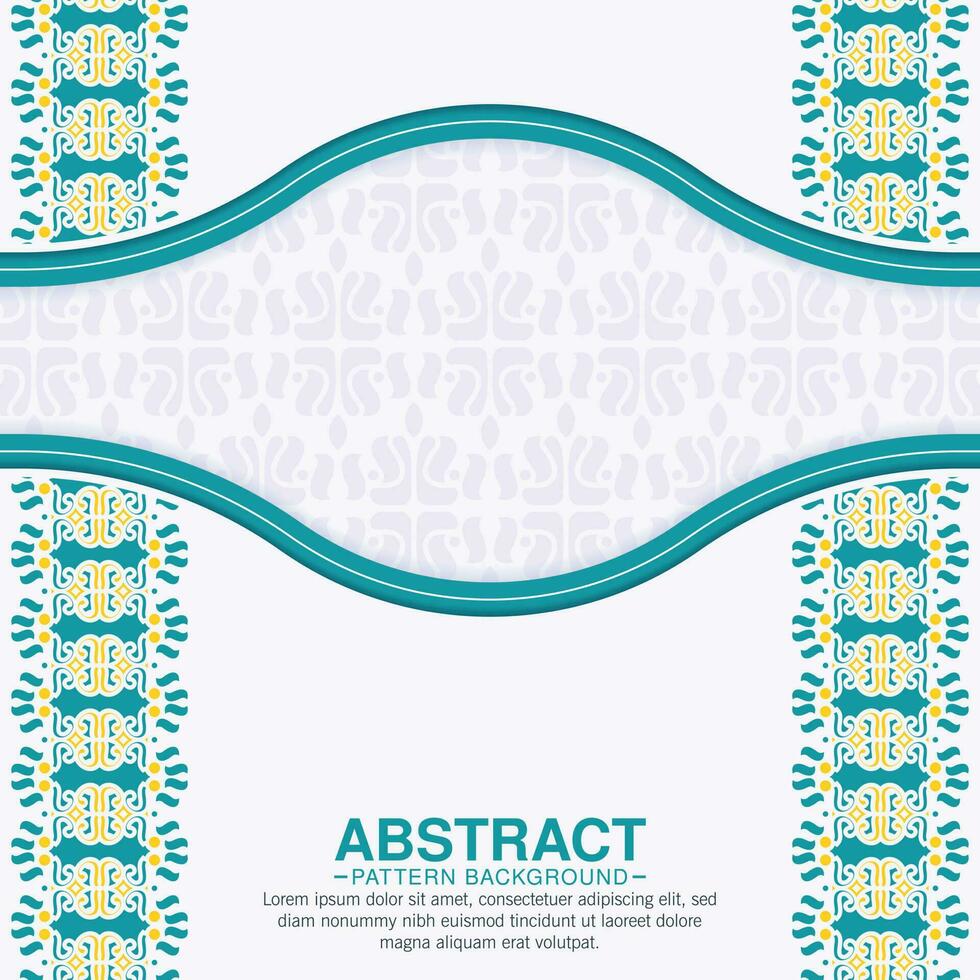colorful ornament pattern design background vector