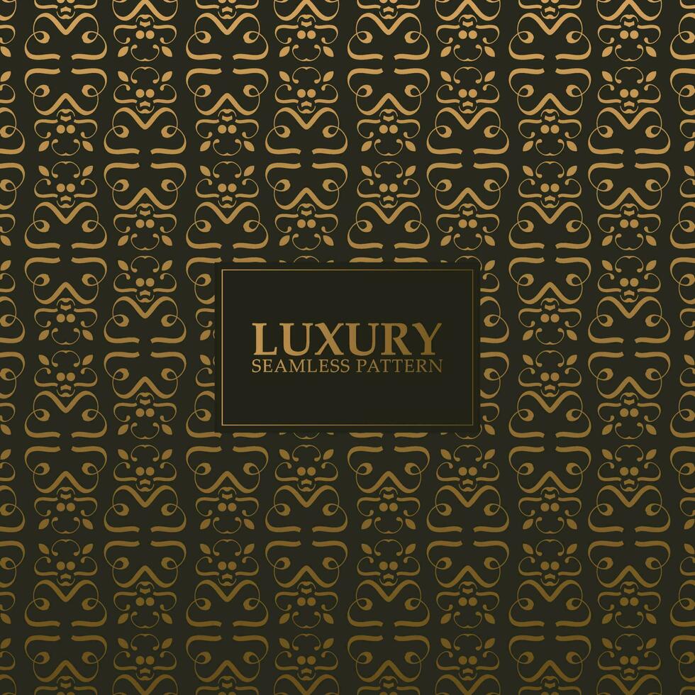 luxury dark seamless pattern background vector