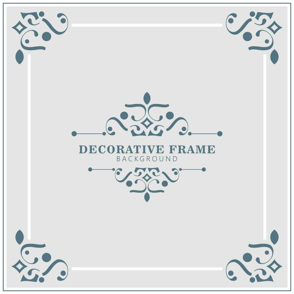 colorful art frame design template vector