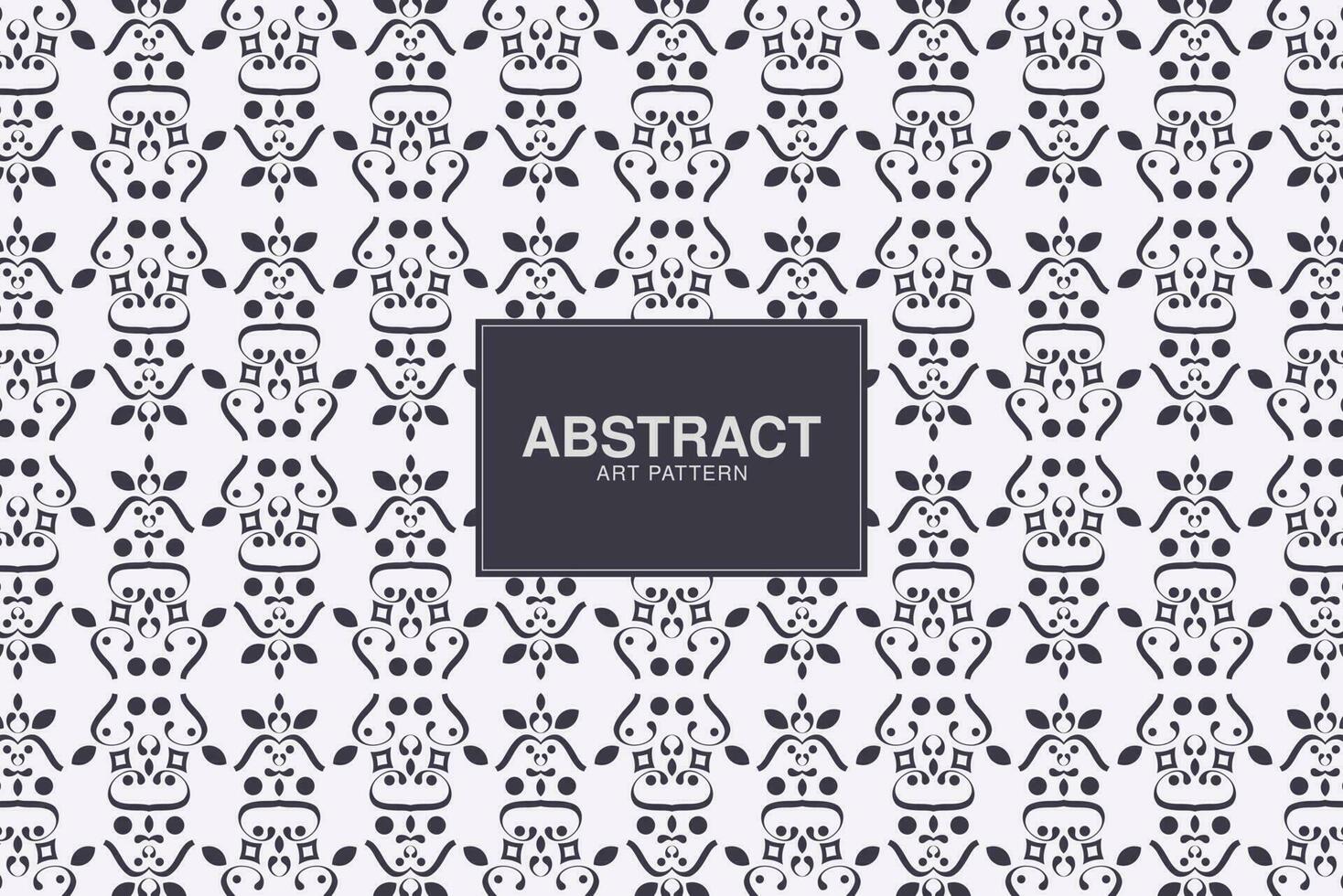 flat ornament line pattern design vector