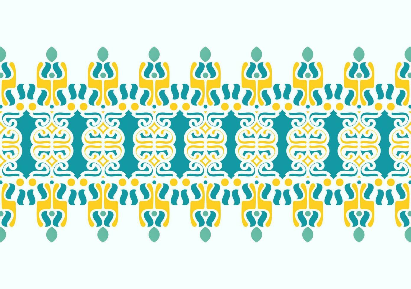colorful pattern border pattern design vector