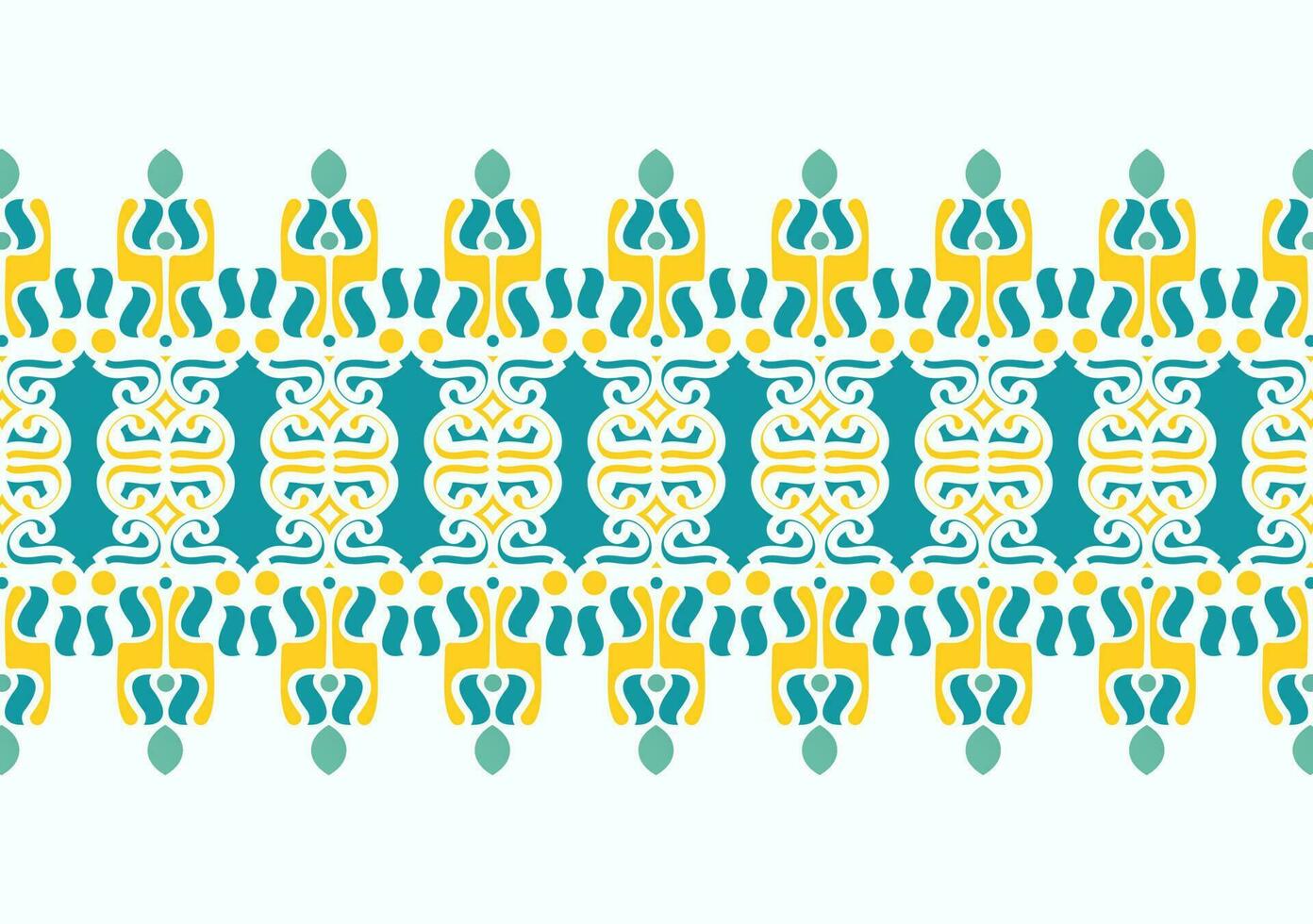 colorful pattern border pattern design vector