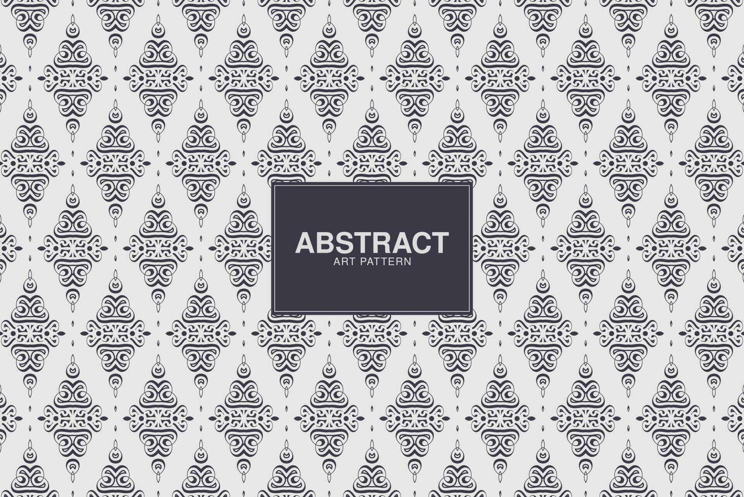 flat ornament line pattern design vector
