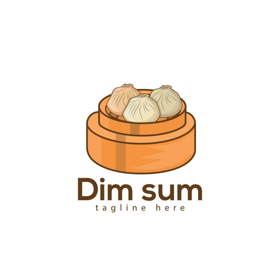 Logo Design By Dim Sum This Logo Is Made By Dim Sum Vector Clip Art And Logo. Dim Sum Logo Illustration With 3D Style.  Hi-Quality Premium Dim Sum Clip Art. Foods Illustrations Food Design.