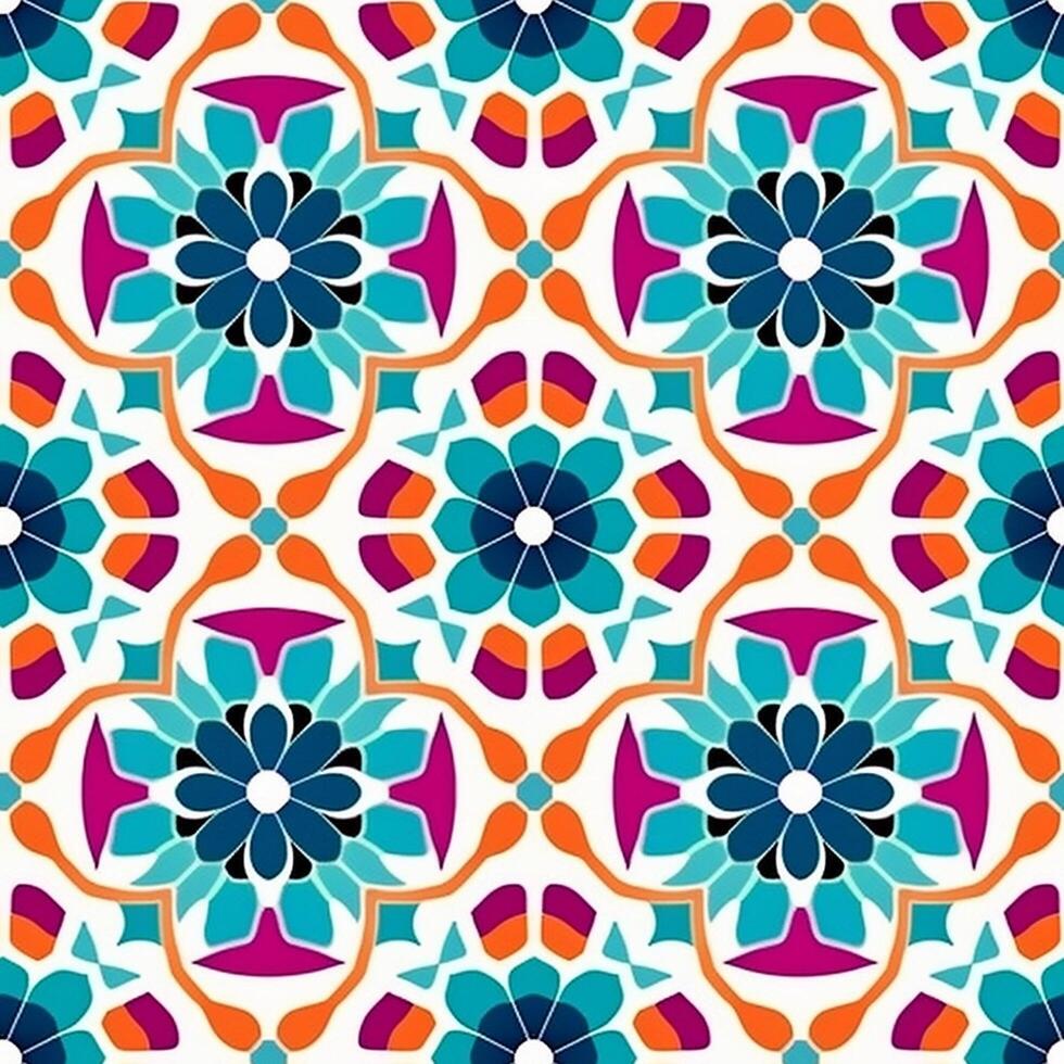 Colorful Islamic Pattern, Islamic Pattern, Islamic Texture, photo