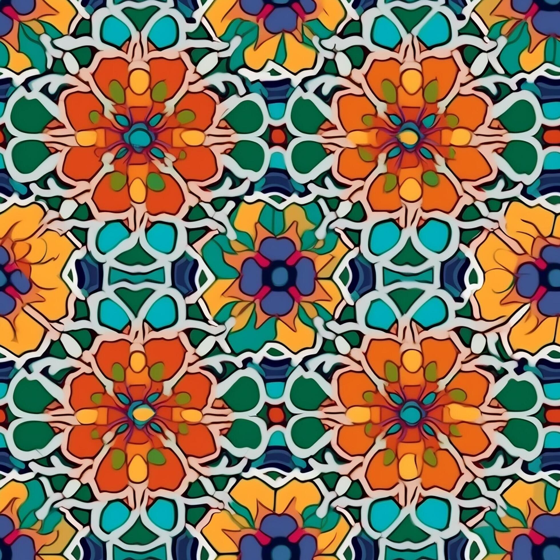Colorful Islamic Pattern, Islamic Pattern, Islamic Texture, 24663807