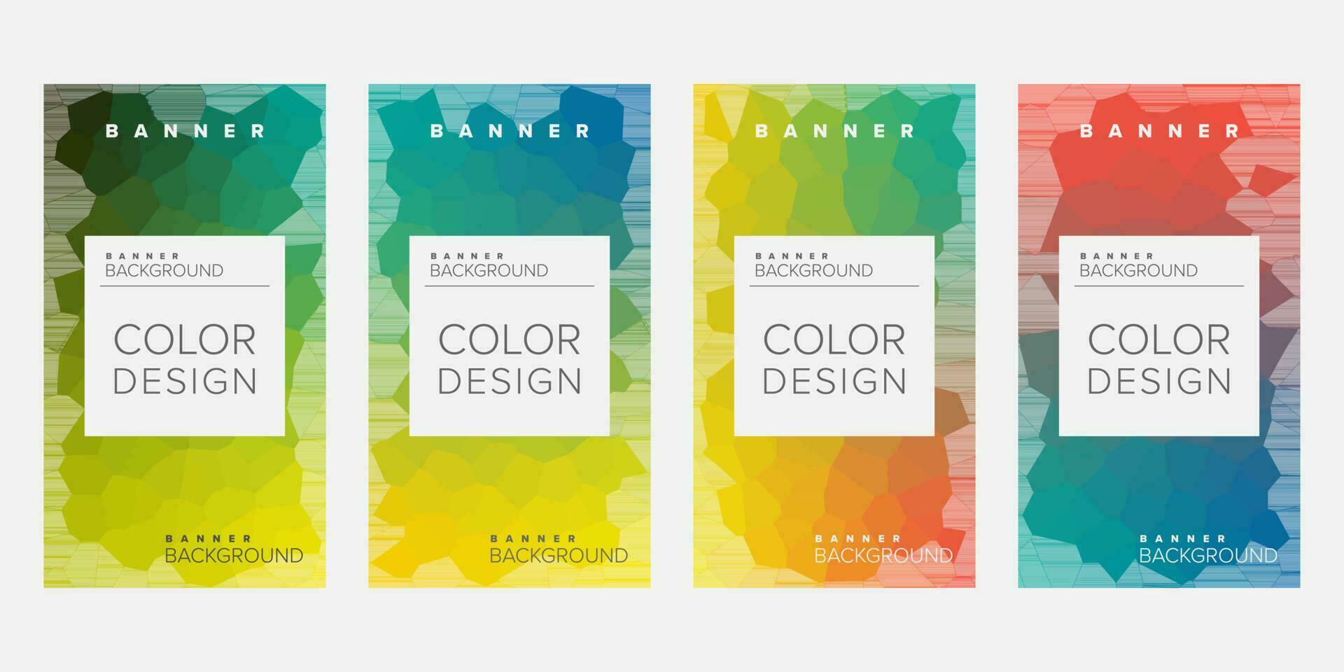 Abstract background banner vector design template, banner for print or web banner with colorful