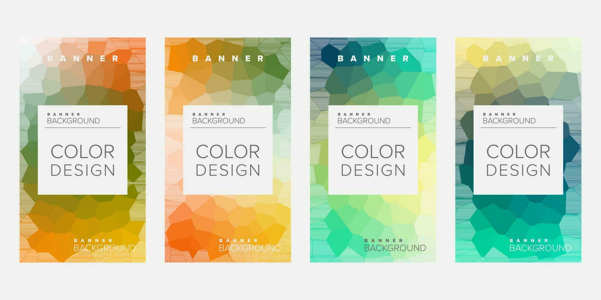 Abstract background banner vector design template, banner for print or web banner with colorful
