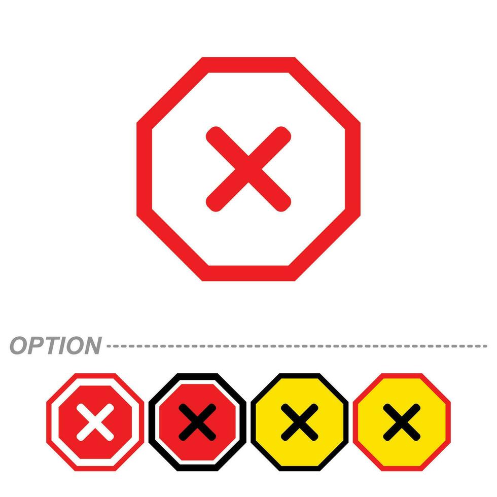 Prohibiting sign. Not allowed sign icon vector. isolated on white background and easy to edit. vector
