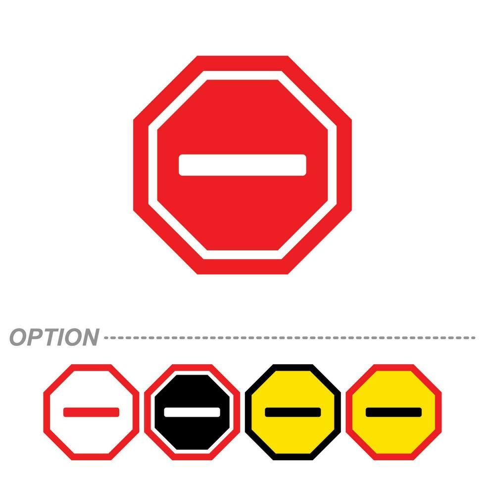 Prohibiting sign. Not allowed sign icon vector. isolated on white background and easy to edit. vector