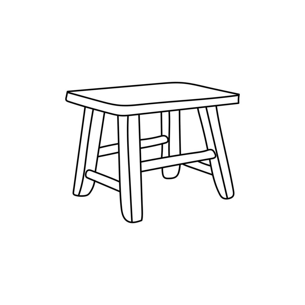 seat furniture, interior, line art style design. modern and classic Furniture logo design template vector