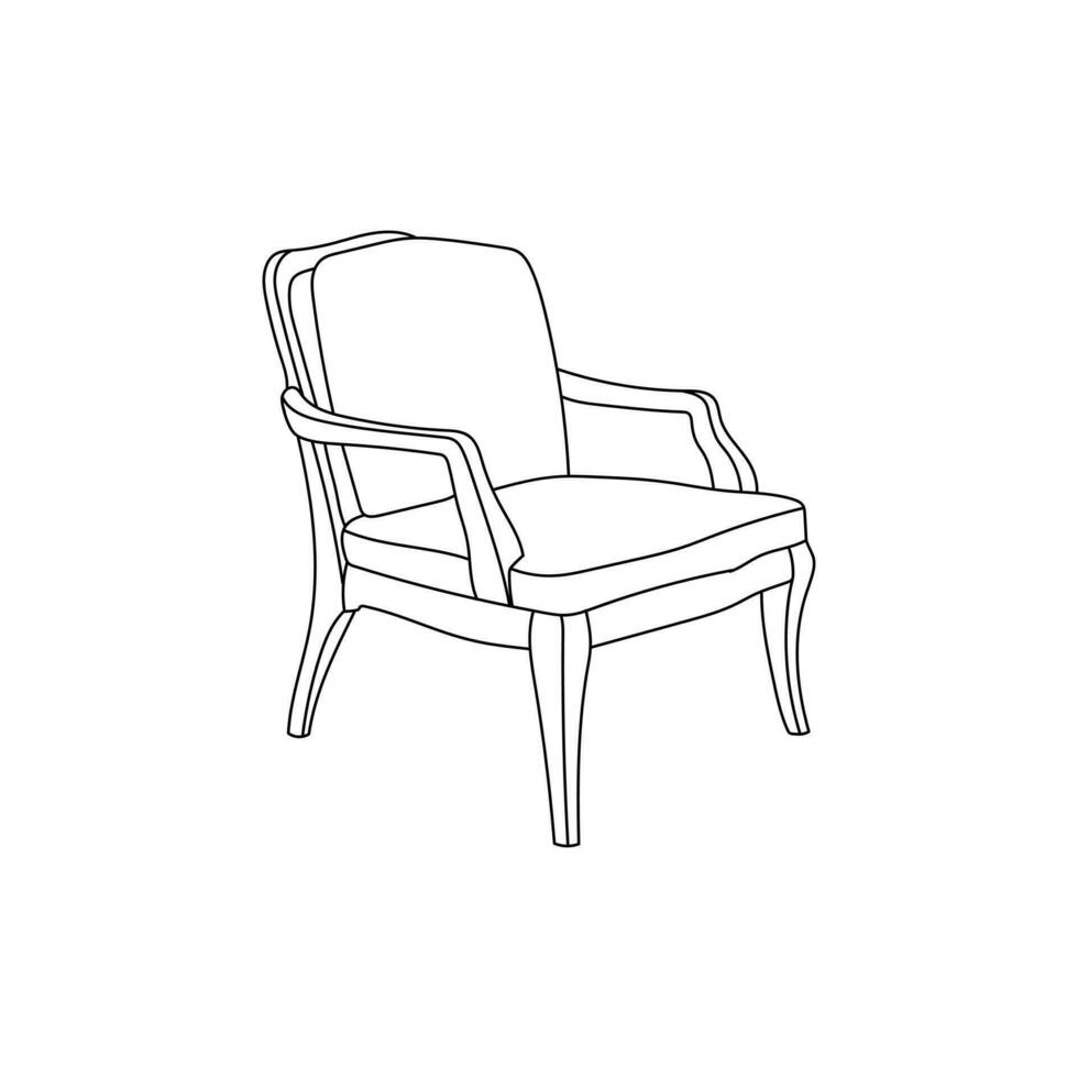 chair interior logo design, vector template, Minimalist furniture