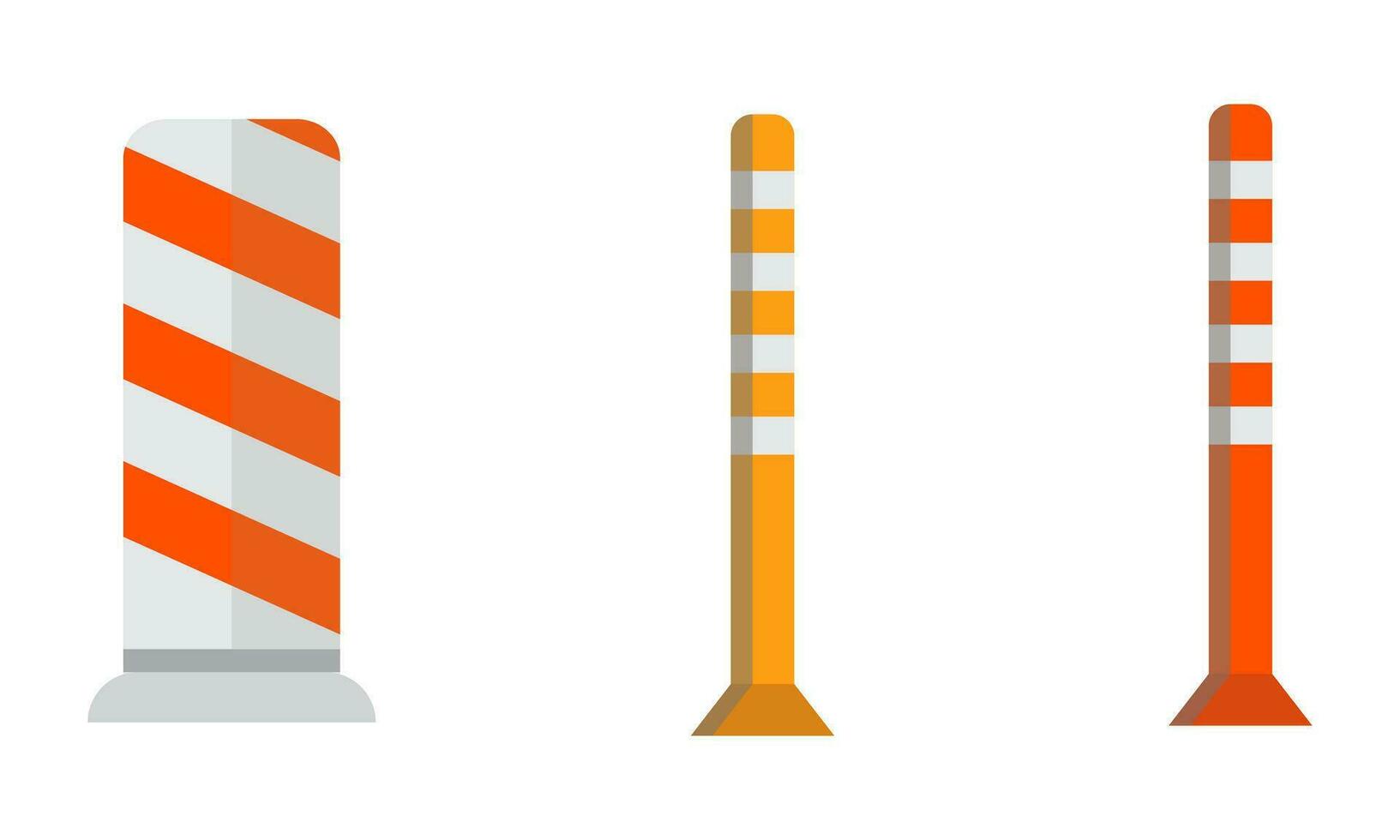 highway cone vector, croos way, caution vector