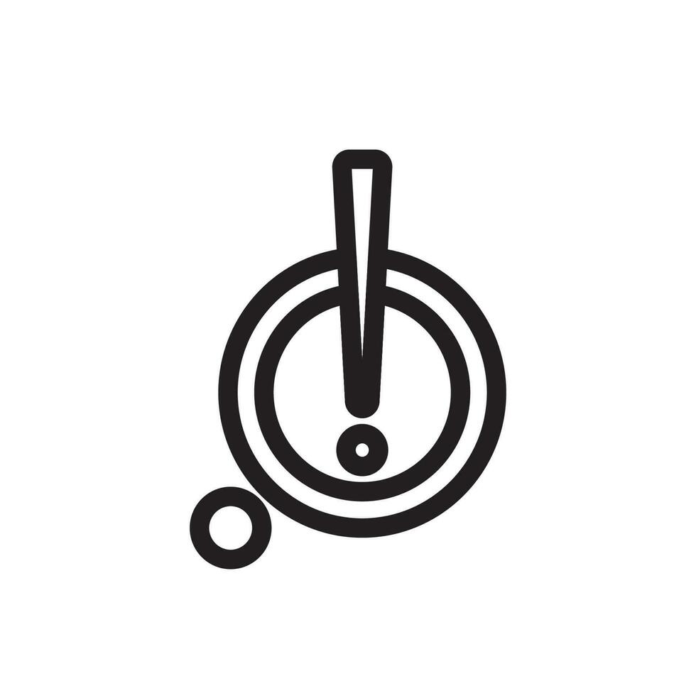 Vector icon line. Outline isolated signs for mobile and web