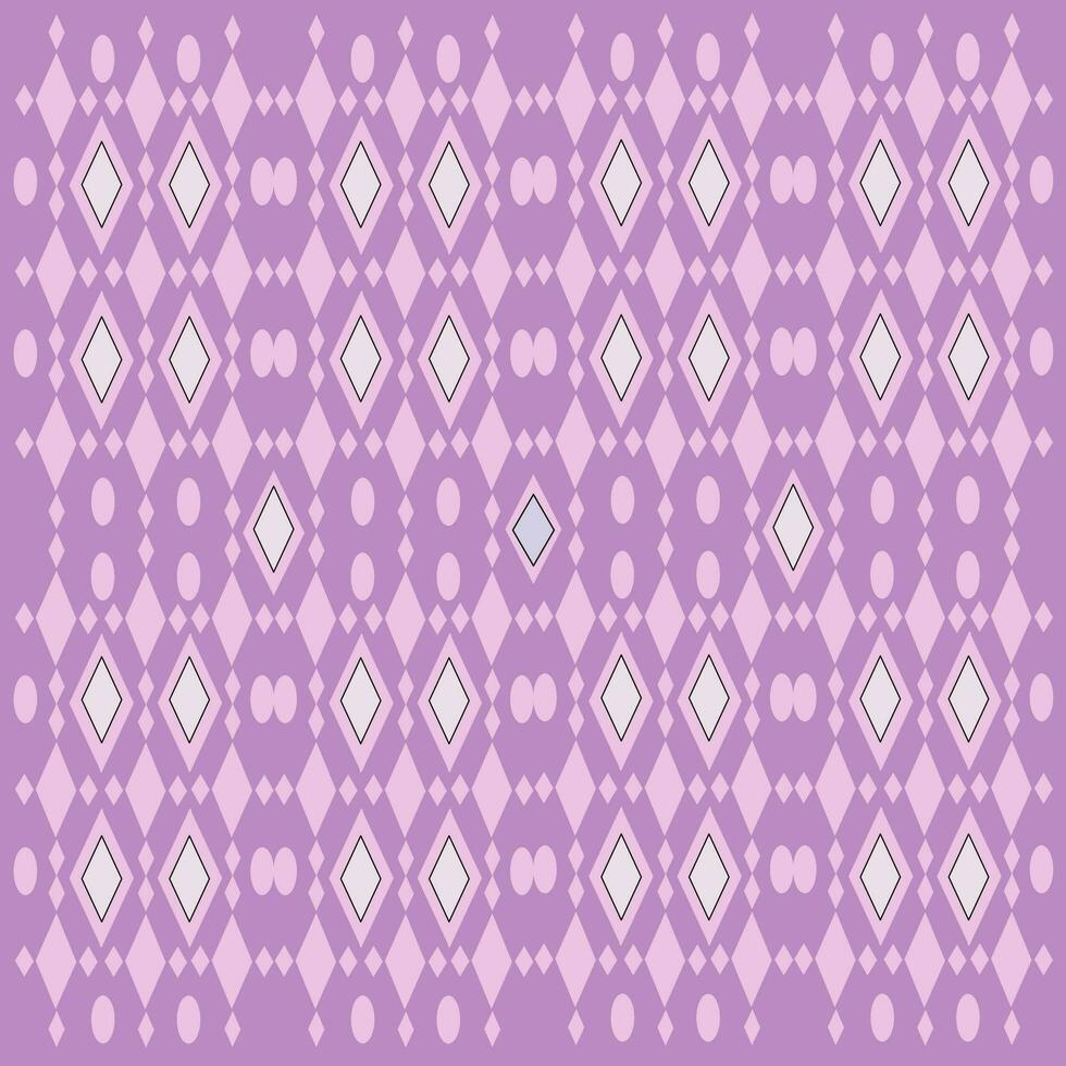seamless pattern geometry fabric with diamond pattern vector