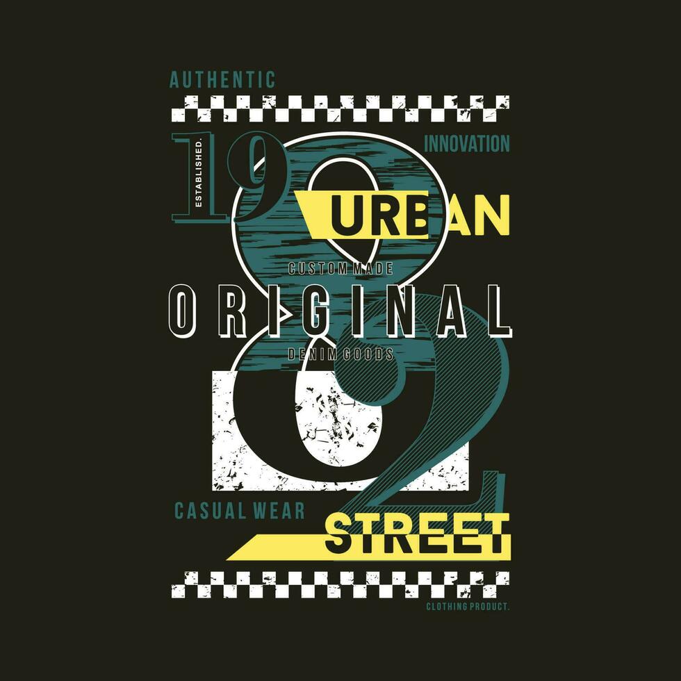 urban street, graphic design, typography vector illustration, modern style, for print t shirt