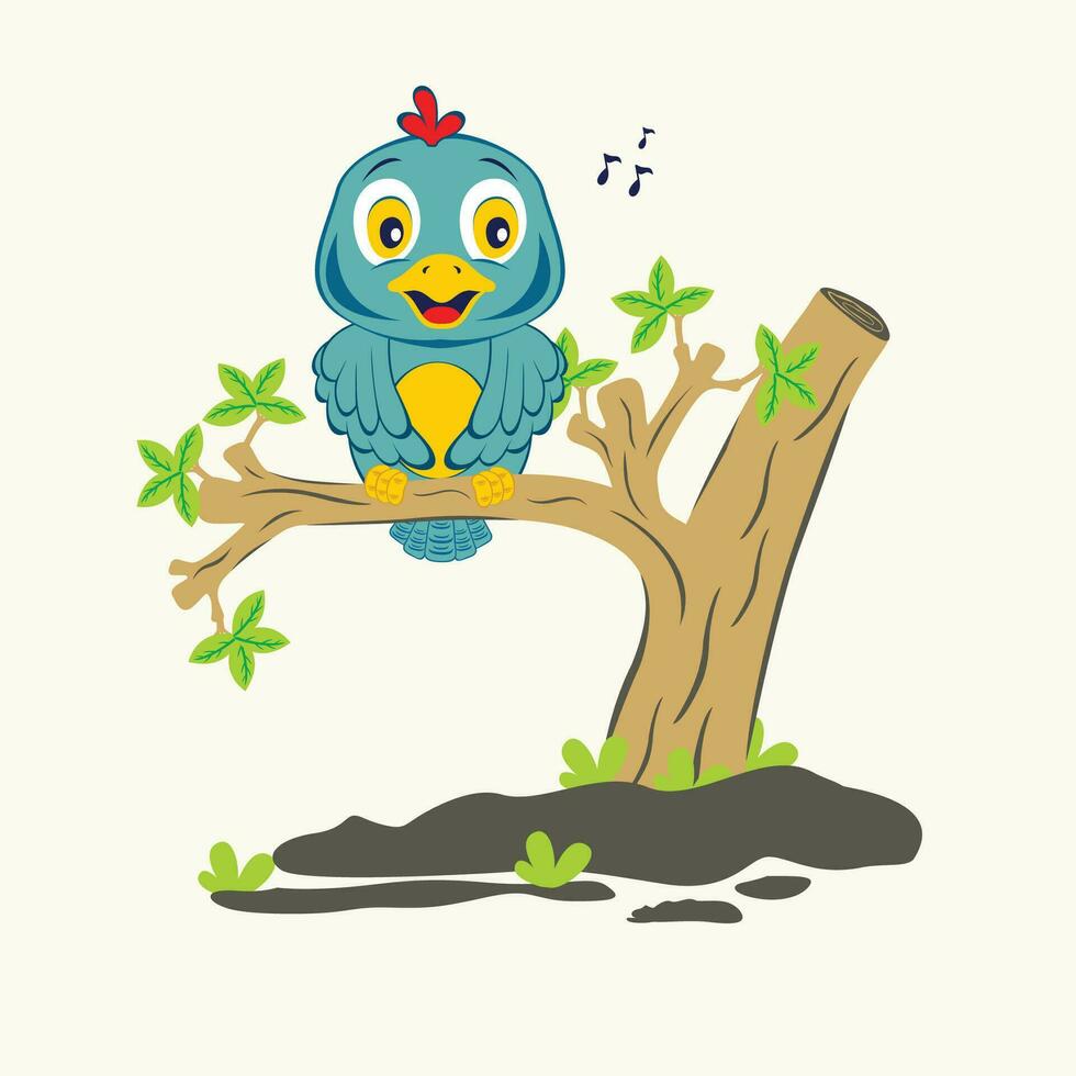 baby bird cute cartoon graphic t-shirt design. vector illustration