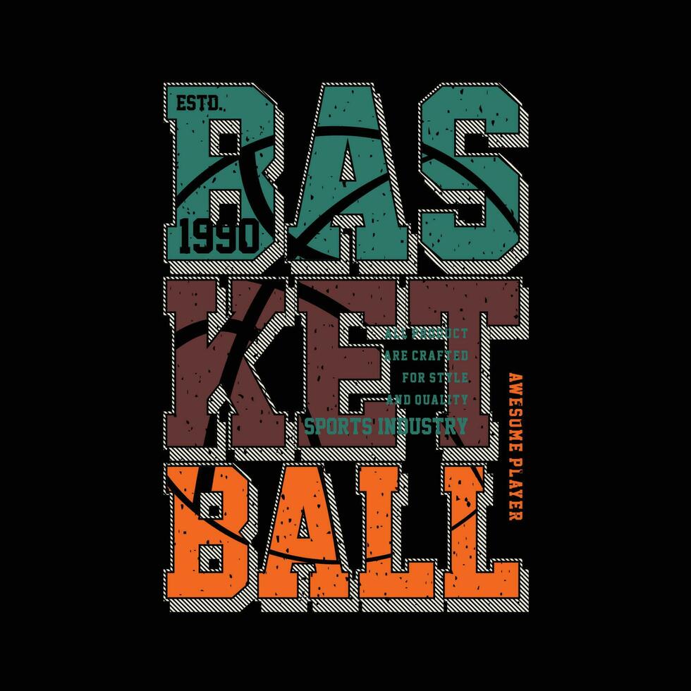 baloncesto urbano calle símbolo , gráfico diseño, tipografía vector ilustración, moderno estilo, para impresión t camisa