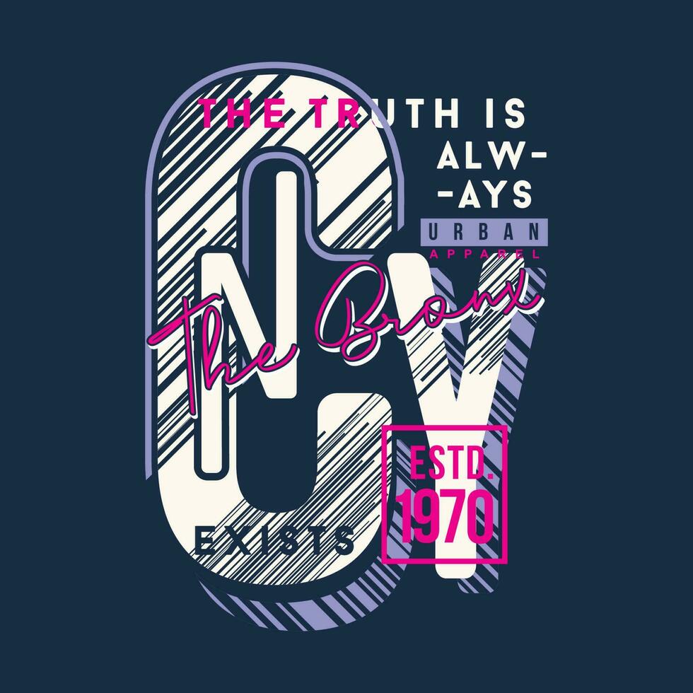 the bronx graphic, typography t shirt, vector design illustration, good for casual style