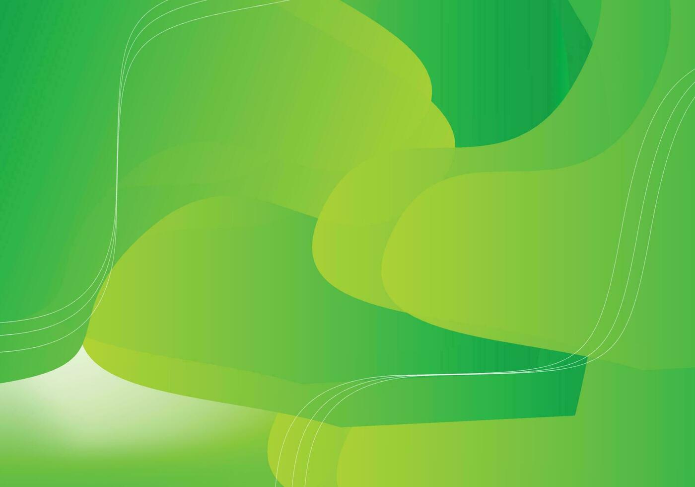 Abstract green dynamic shadow line guardian bright colourful cool creative smooth business background vector