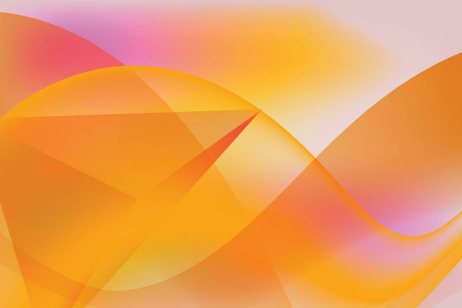 Orange cool sweet colorful abstract simple geometric shapes creative smooth simple background vector
