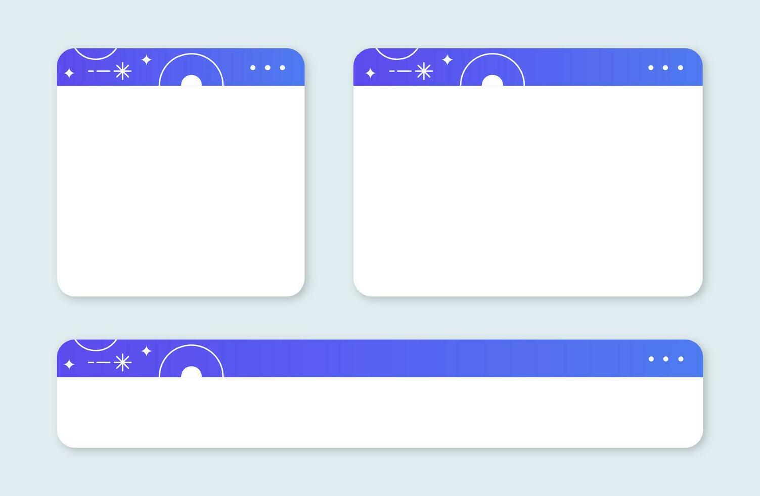 Modern lower third and pop up illustration. Video overlay element. vector