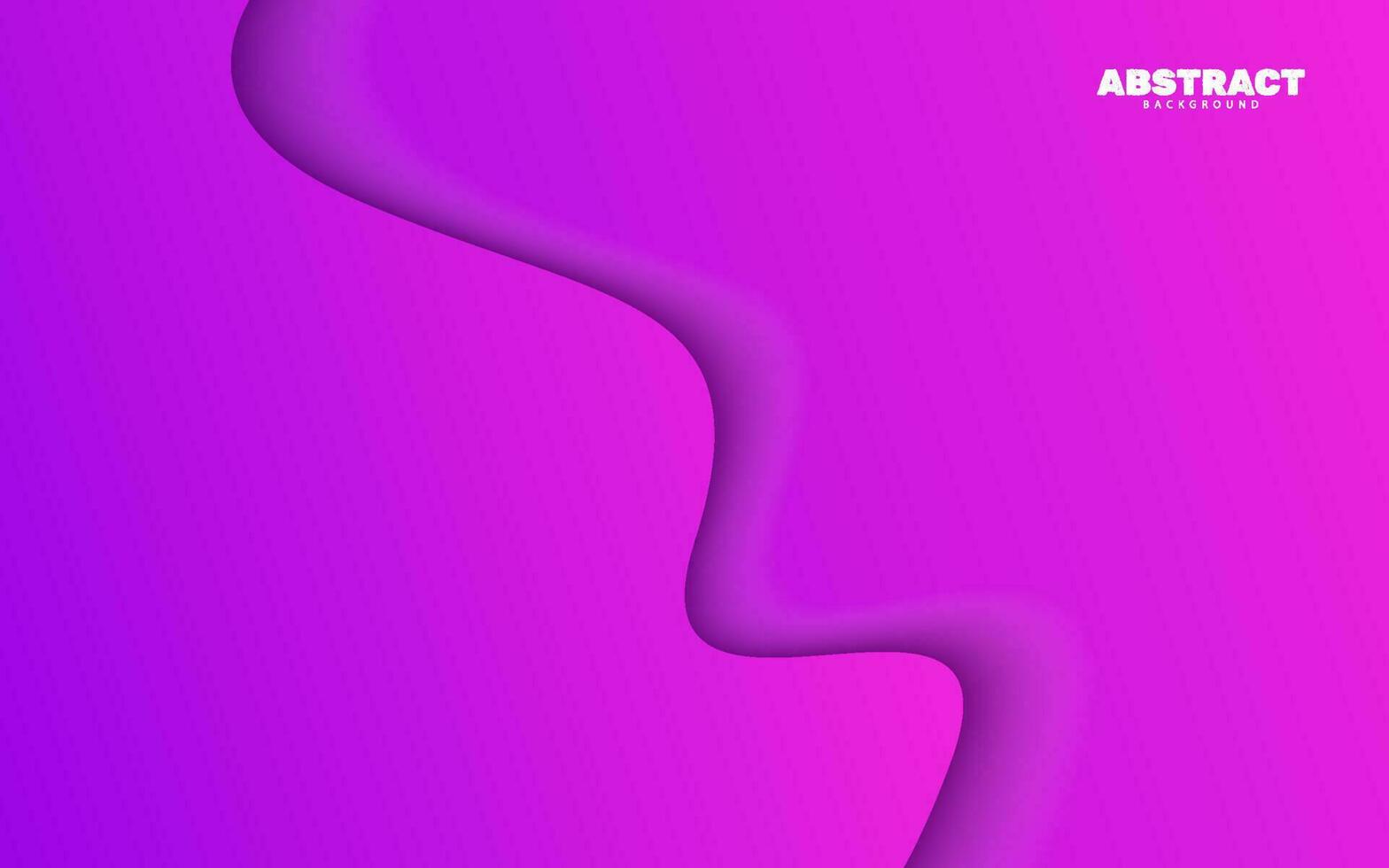 Abstract wave shape papercut background vector