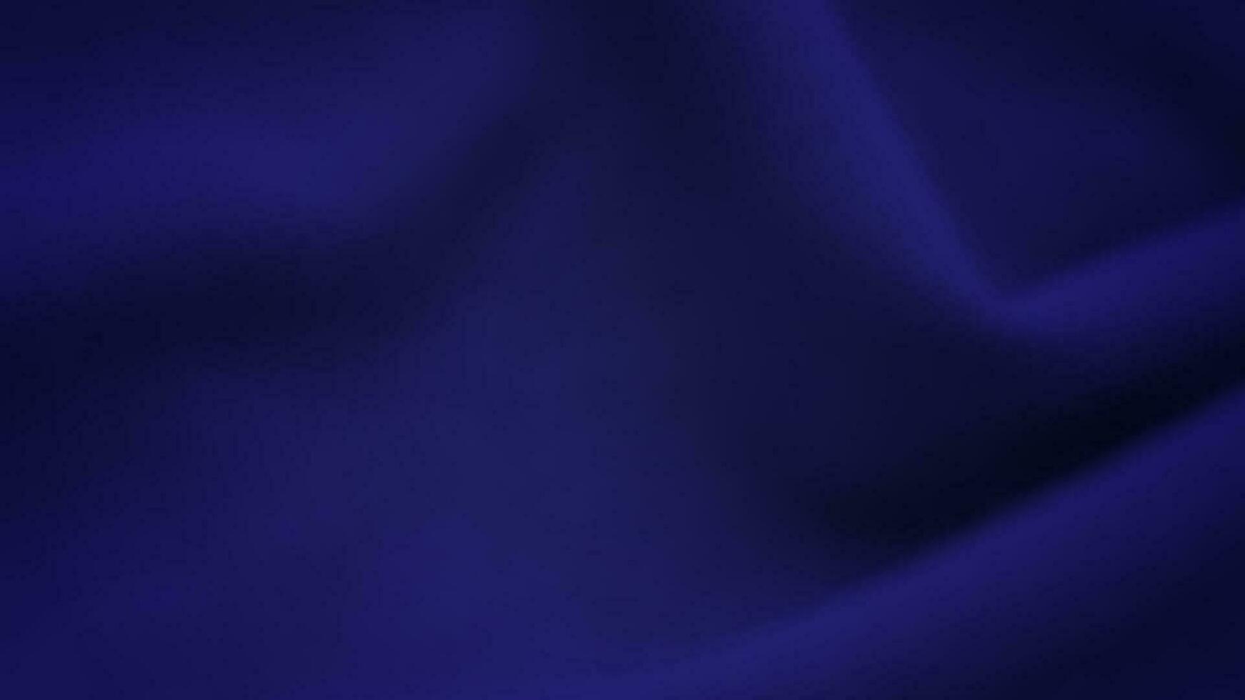 Abstract background with crumpled cloth. Dark blue realistic silk