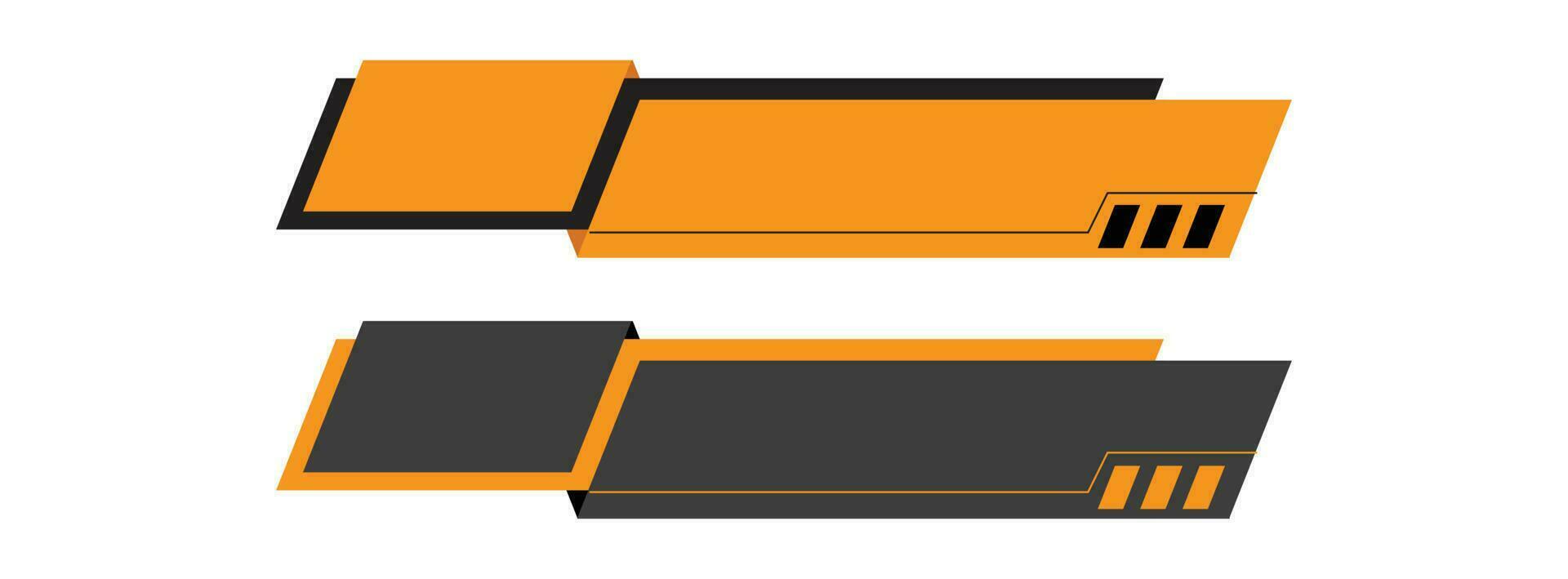 lower third for show and entertainment credit name and title vector